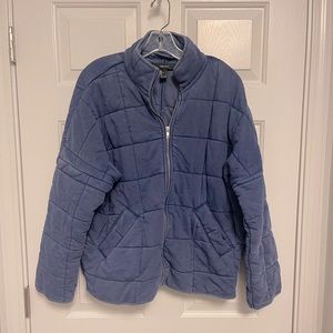 Forever 21 Quilted Zip Up Jacket